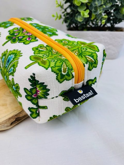 Lisa - etui blok XL - groen - retro stof Bastaa! - Afbeelding 4