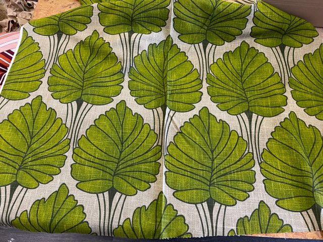 seventies stof gordijn