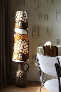 lampenkap vintage stof