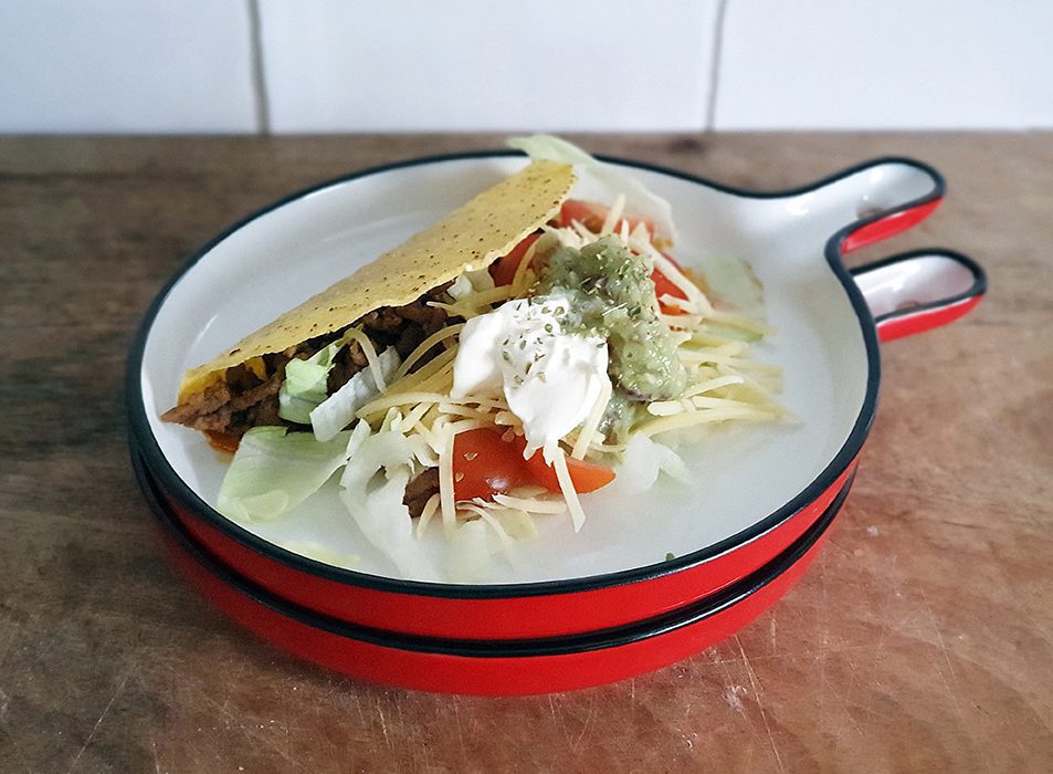 serveerschalen 2 stuks retro