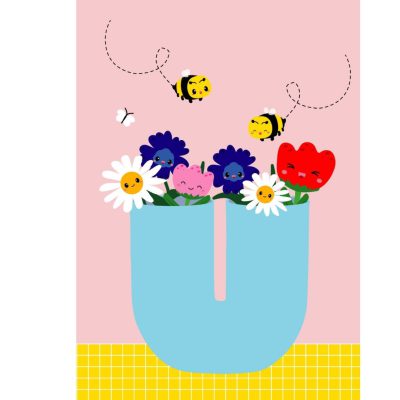 ansichtkaart bloemen