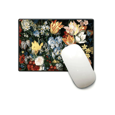 muismatje met bloemen