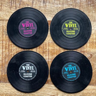 coaster LP vinyl retro