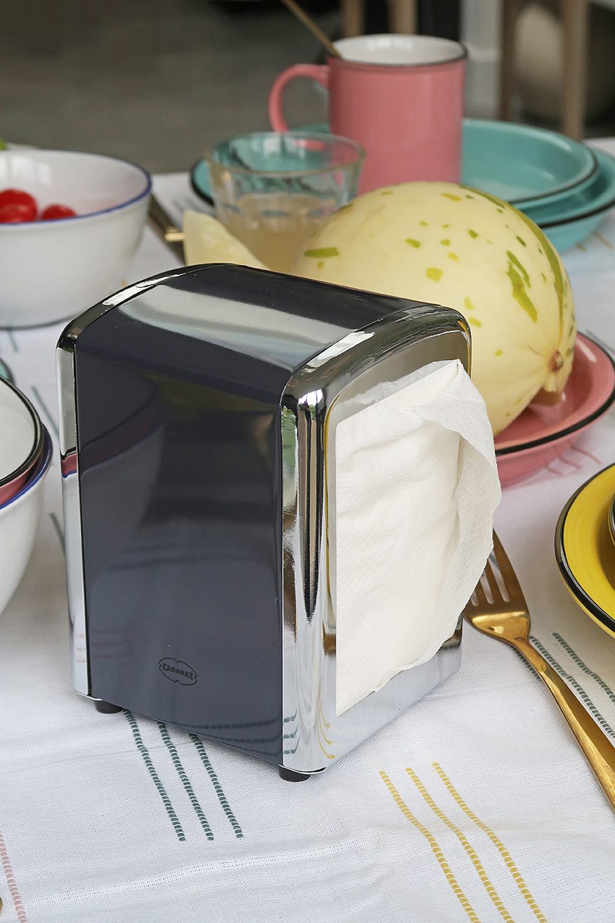 servetten dispenser antraciet