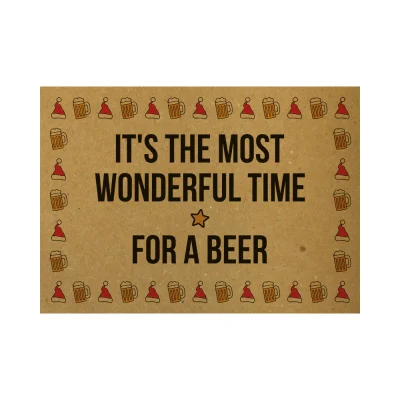 kerstkaart quote kraft A6