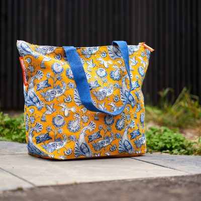 shopper paisley met rits