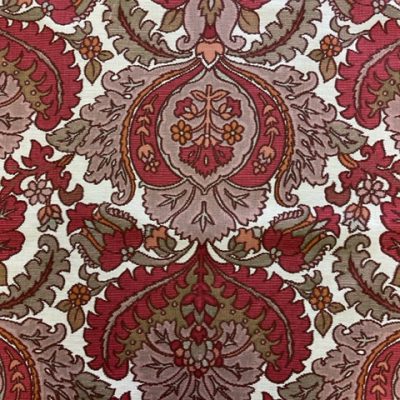 jaren 70 stof rood roze