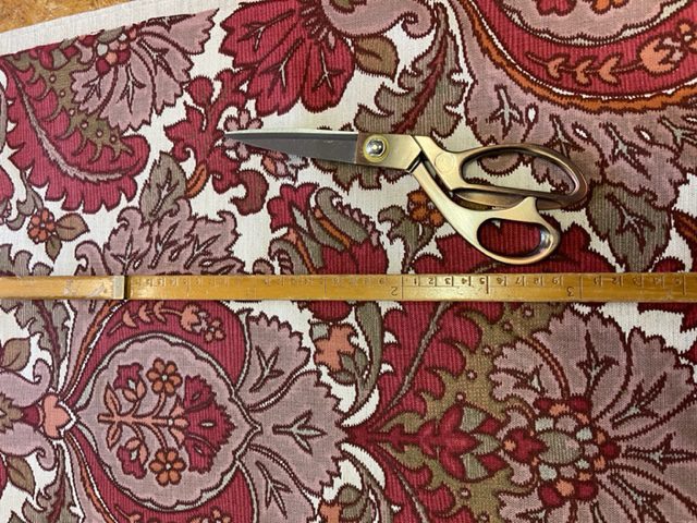 vintage stof rood roze