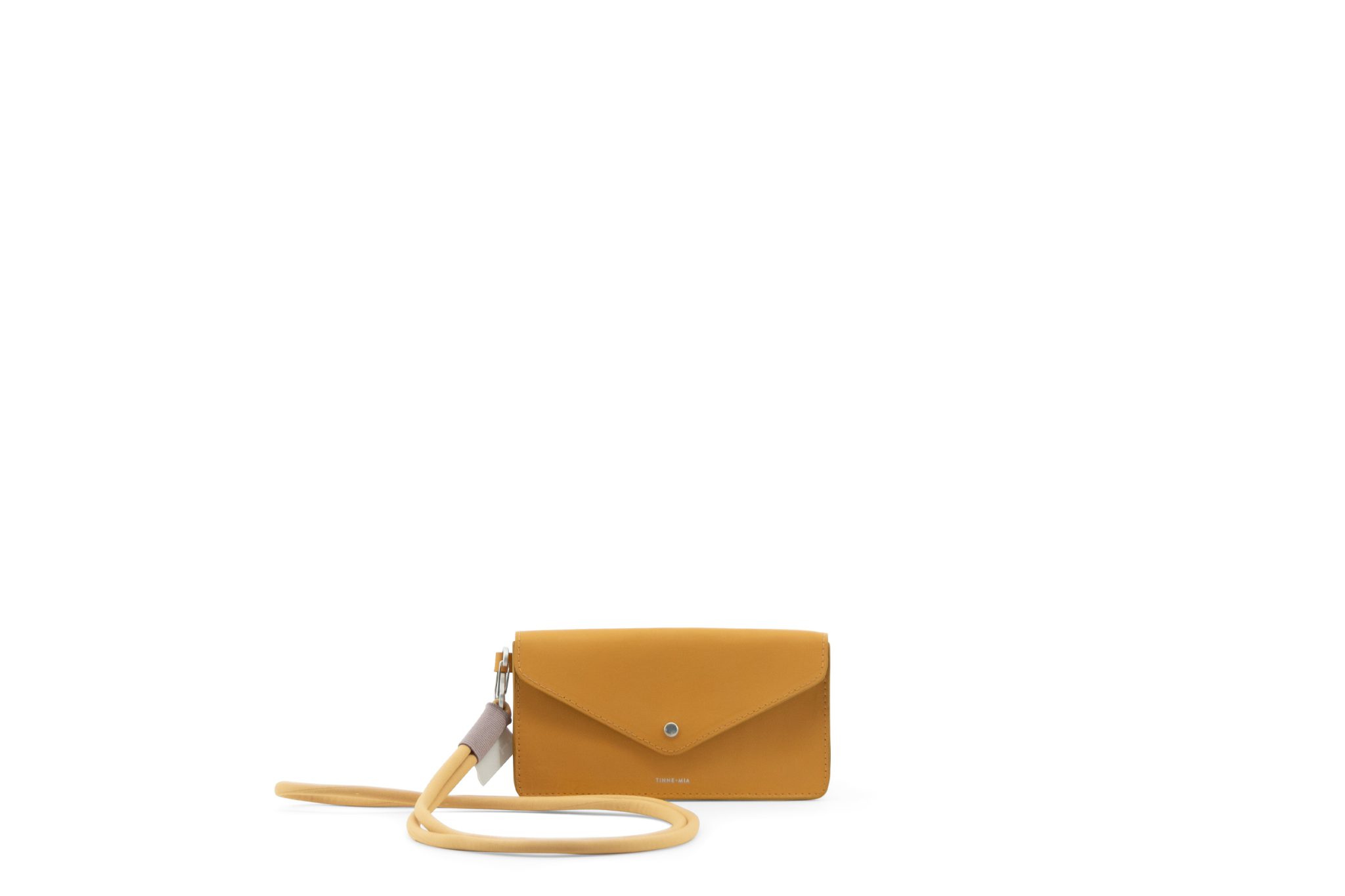 telefoontasje okergeel