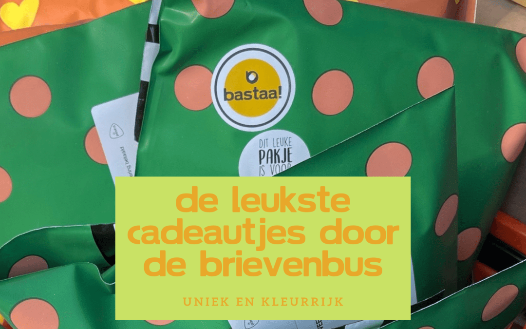 unieke cadeautjes door de brievenbus