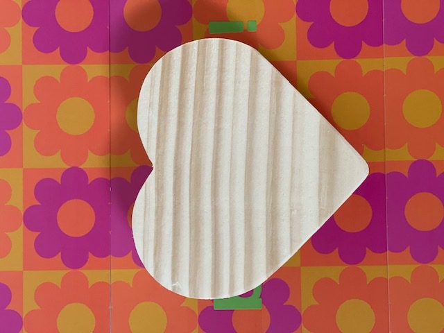 kaartenstandaard hout hartje