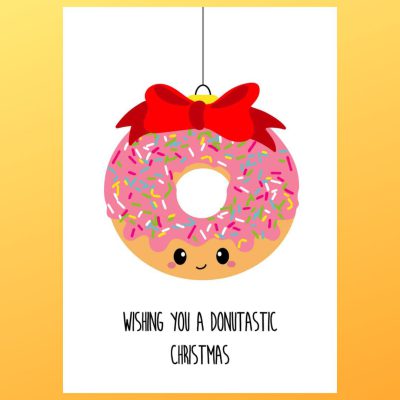 kerstkaart met leuke tekst