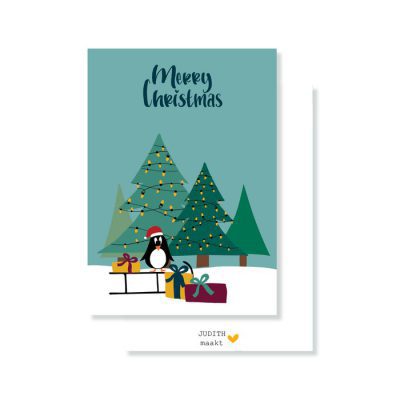 ansichtkaart kerst