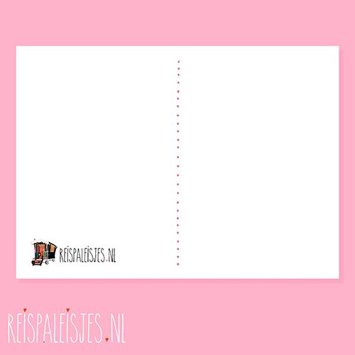 kerstkaart achterkant A6