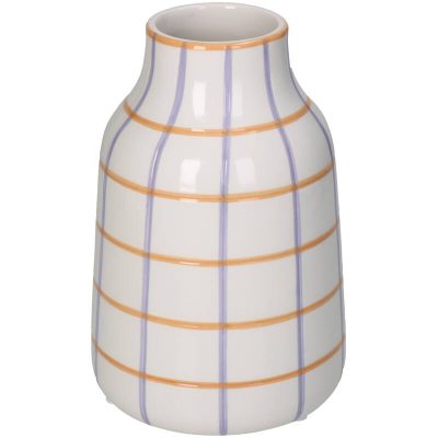 retro vaas tegellook keramiek