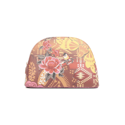 toilettas bloemen geel