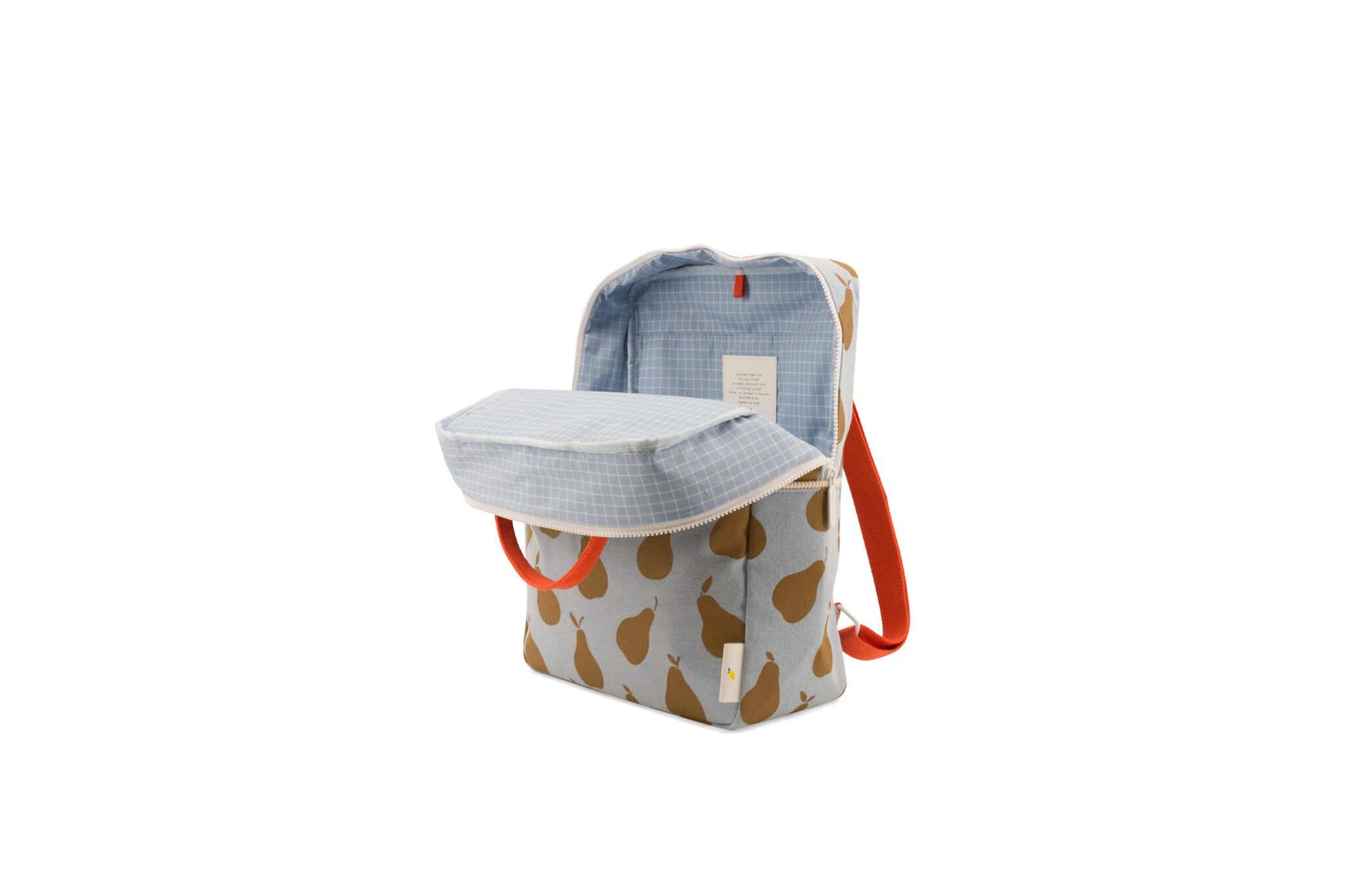 rugtas groot blauwe spijkerstof