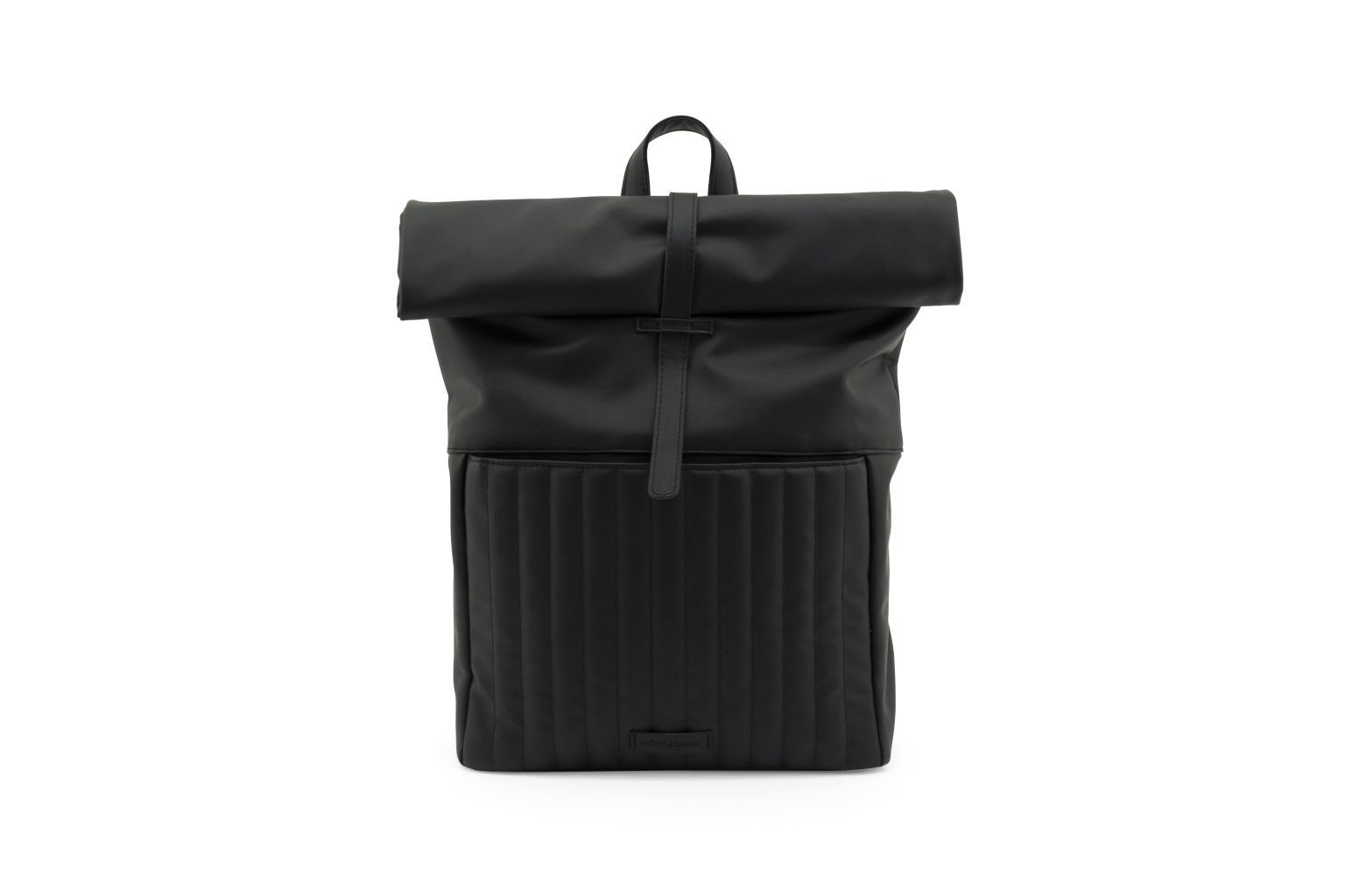 backpack zwart vegan leather