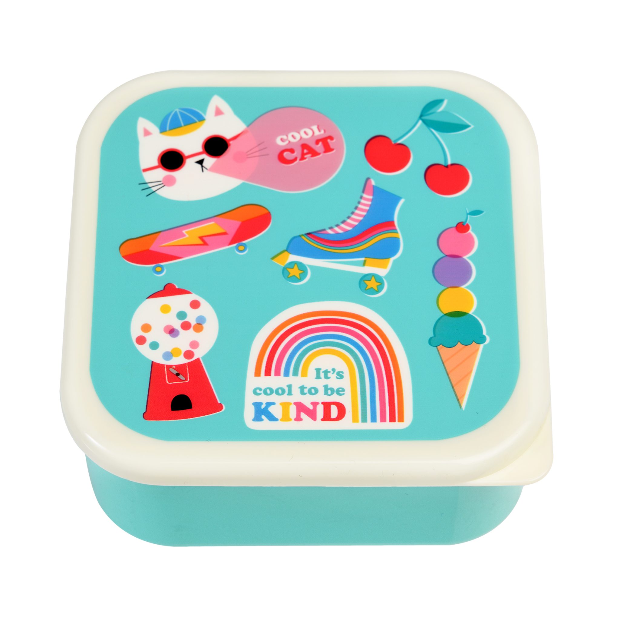 set van 3 vrolijke lunchboxjes