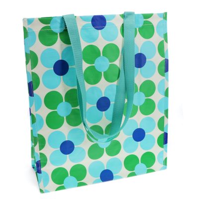 madelief boodschappentas blauw groen