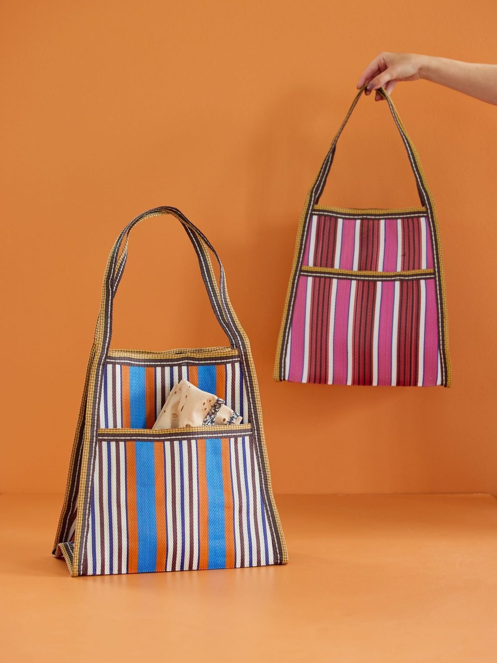 kleurrijke boodschappentas