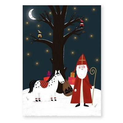ansichtkaart sinterklaas