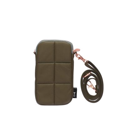 telefoontasje groen met rits