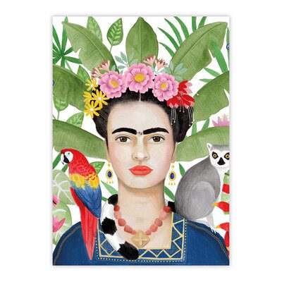 ansichtkaart frida kahlo