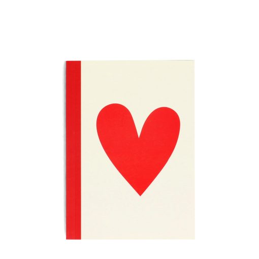 schrijfboekje rood hart