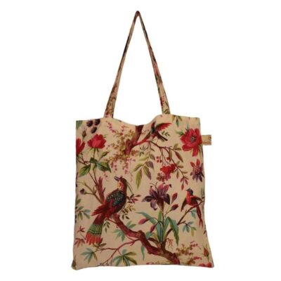 boodschappentas katoen met print