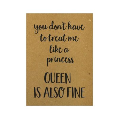 ansichtkaart met grappige quote