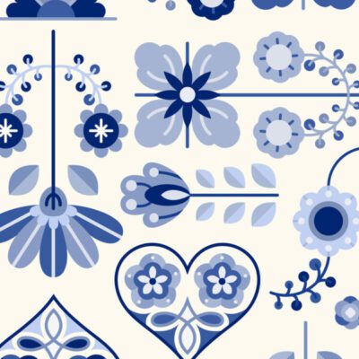 tegeltje delftsblauw