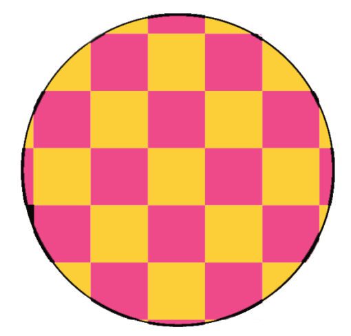 onderzetter blokjes geel roze