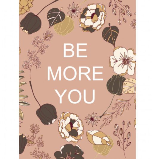 Forex Poster - Be More You - 30 x 22 cm - Bastaa!