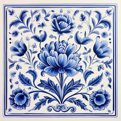 tegeltje delfts blauw