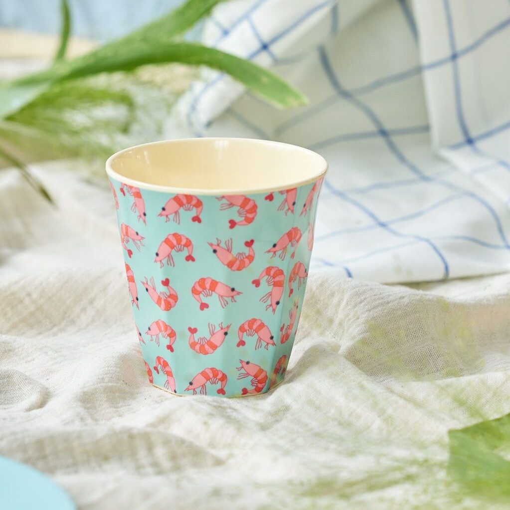 drinkbeker melamine vis