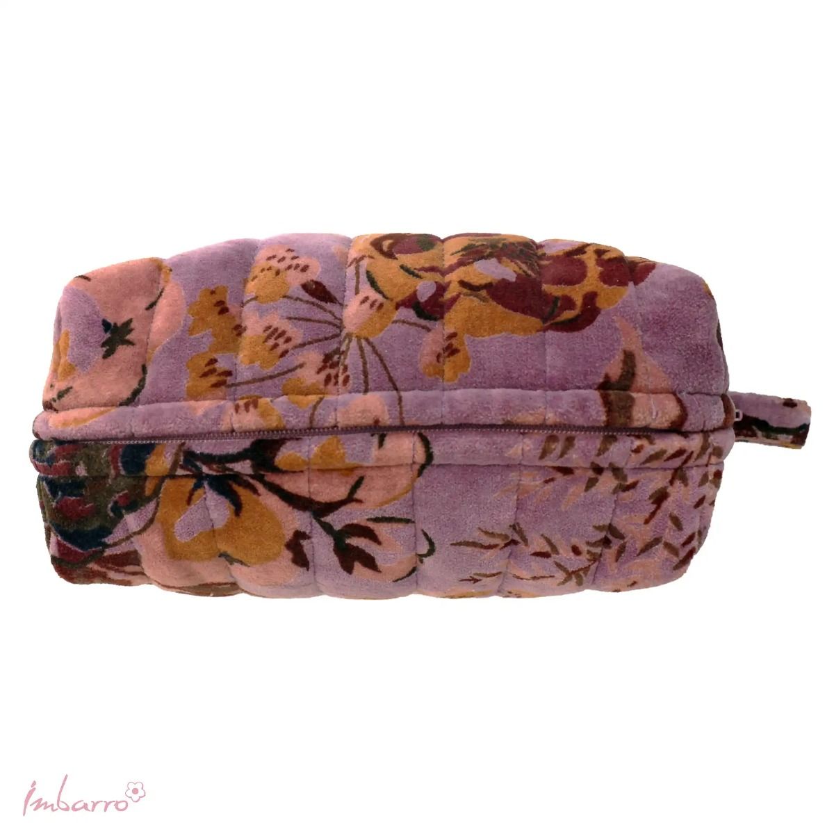 toilettas lila fluweel