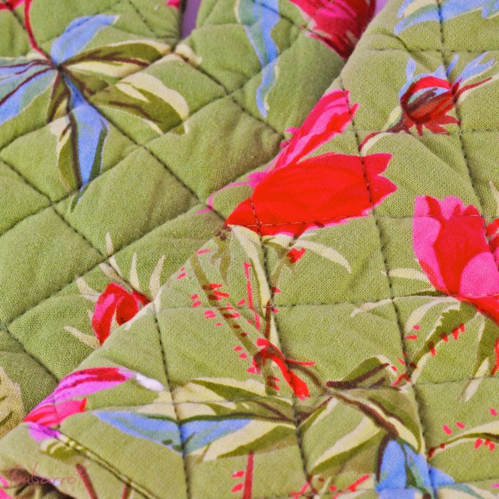 Ovenwanten - Paradise - Moss Groen - set van 2 - Imbarro - Afbeelding 2