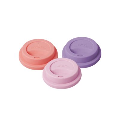deksel siliconen roze paars voor melamine beker Rice