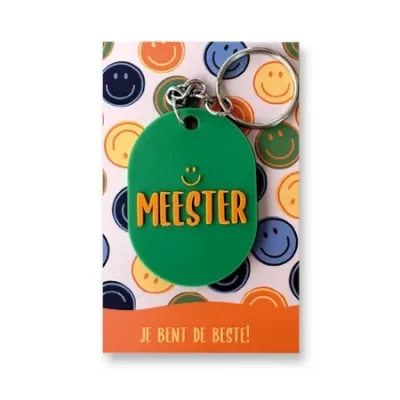 sleutelhanger voor de liefste meester