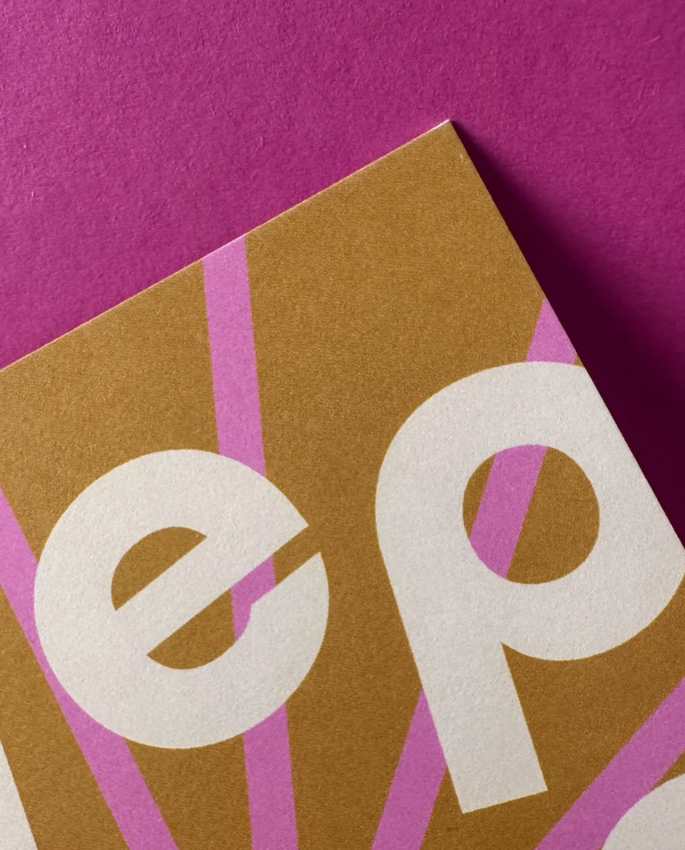 verjaardagskaart hip en kleurrijk formaat A6