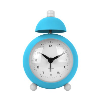 wekker blauw retro stijl van karlsson