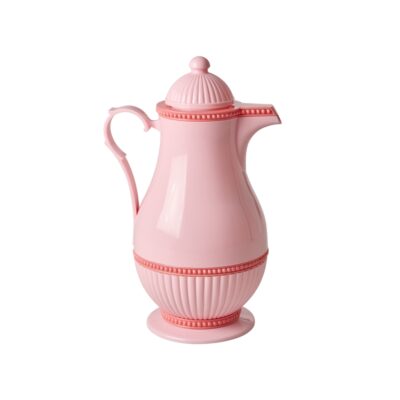 retro thermoskan roze inhoud 1 liter merk rice