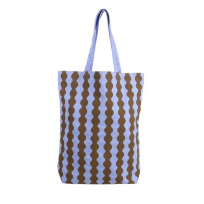 tas blauw olijfgroen print