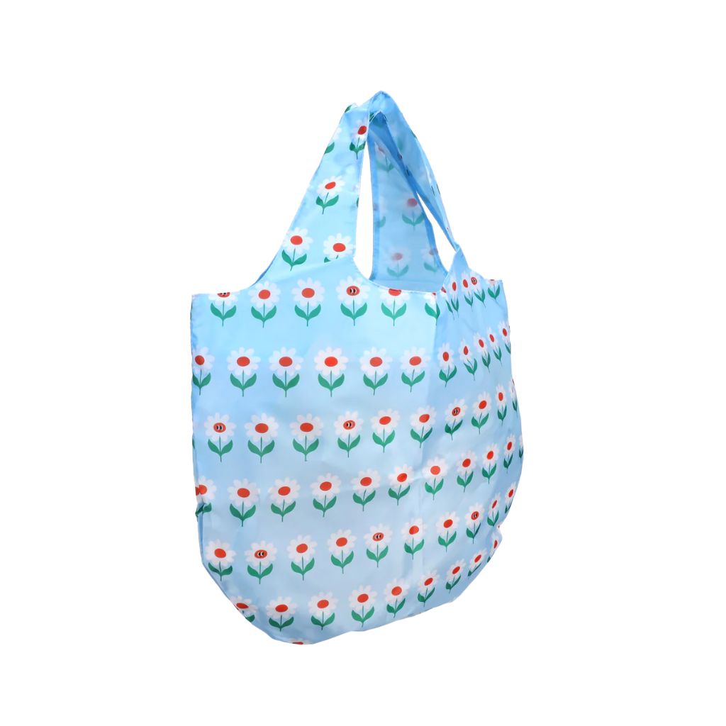 opvouwbare tas met madeliefjes