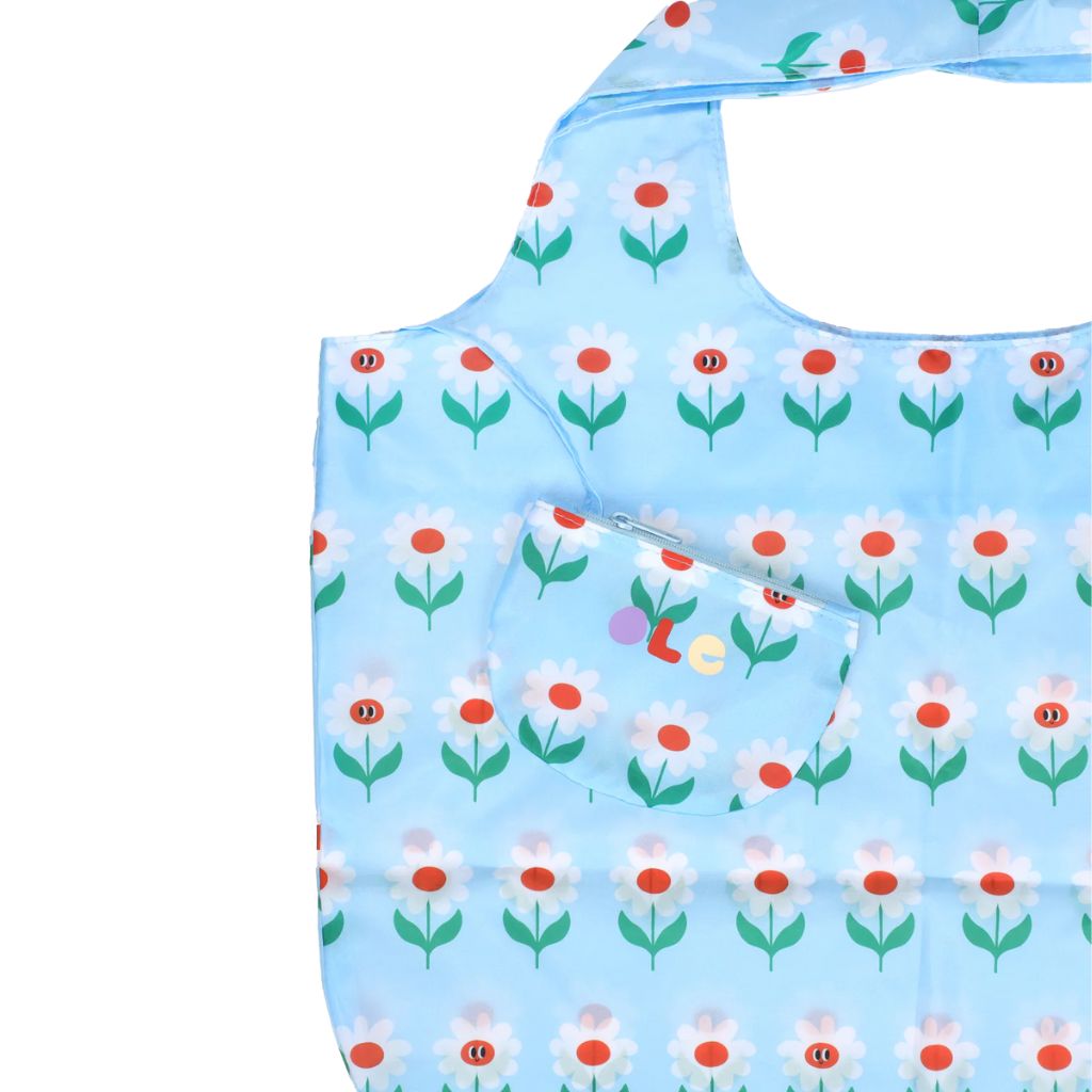 duurzaam tasje met daisy madeliefjes