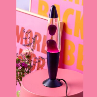 lavalamp paars retro