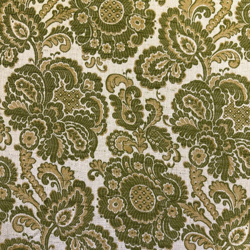 vintage stof jaren 70 met mooi barok patroon