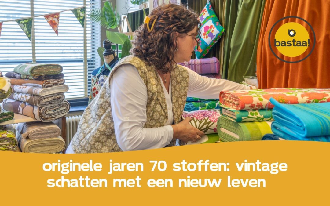 jaren 70 stoffen ongebruikt op de rol