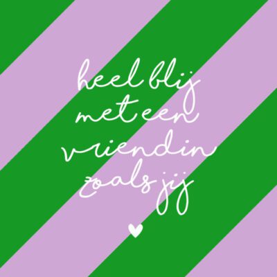 forex tegeltje met quote blij met vriendin als jij